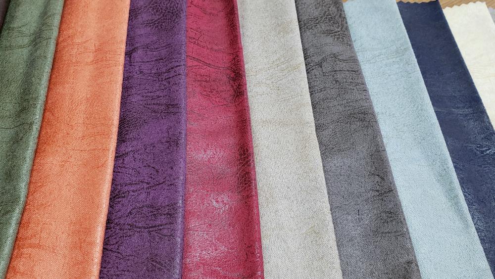 Leather Looking Upholstery Fabric A