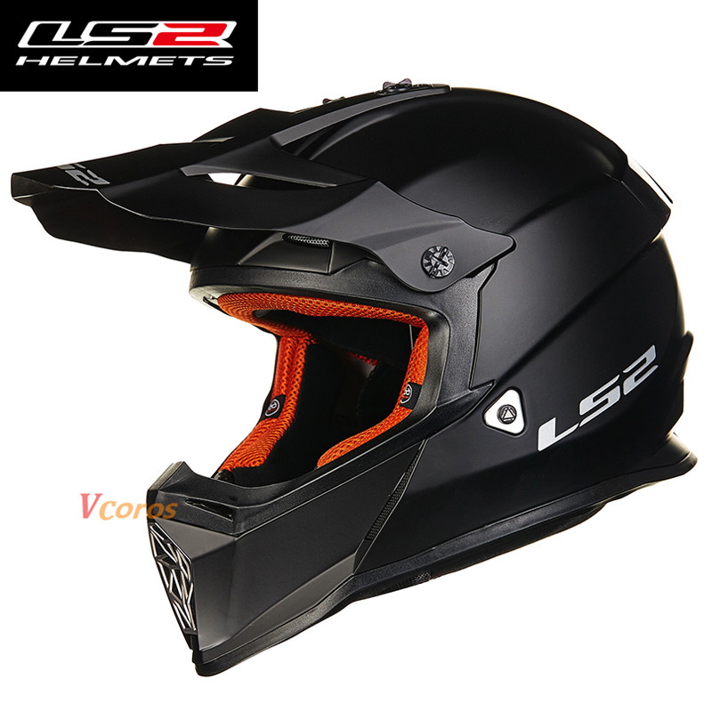 100% original LS2 MX437 atv dirtbike cross motorcycle helmet Motocross racing off-road moto helmet ECE approved capacste casco