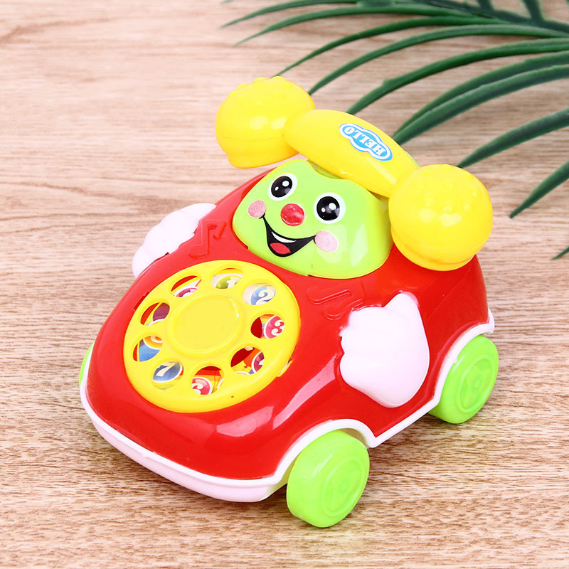 Cute Baby Toys Kids Children Musical Mobile Phone Toys Development Infant Early Educational Baby Rattles Toys