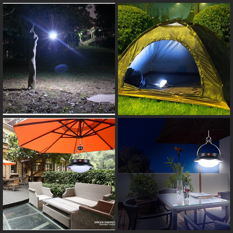 Solar Powered Tent Outdoor Camping USB Recharge Light