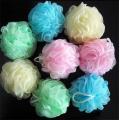 Wholesale bath ball bathsite bath tubs Cool ball bath towel scrubber Body cleaning Mesh Shower wash Sponge product High Quality