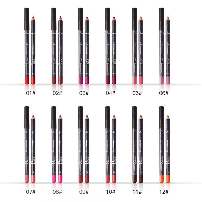 Pudaier 6pcs Matte Pencil Lip Liner Set Waterproof Makeup for Charm Lip Contour Long lasting Multi Function Lipliner Lipstick