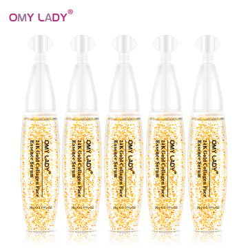 OMY LADY 5PCS set 24K Gold serum skin care face care antiwrinkles ageless moisturizing fine lines removal tender and smooth skin