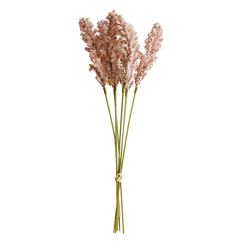 New Artificial flower millet spike garden country millet fake wheat spike personality home decorative wedding props lavender