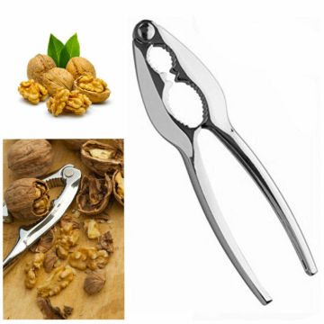 stainless steel Crack almond Walnut Hazel Filbert Nut Kitchen Nutcracker Sheller Clip Tool Clamp Plier Cracker Pecan Hazelnut