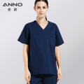 ANNO Cotton Scrubs Set Nursing Uniforms for Unisex Elastic Clothing Height Quality Nurse Uniform Hospital Staff Suit