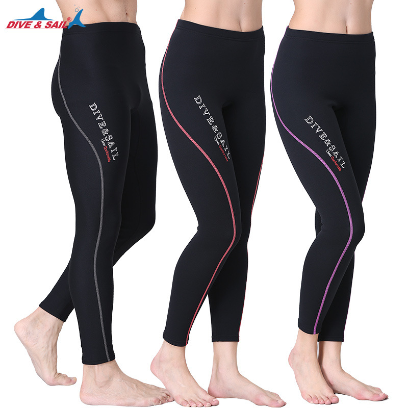 Men Women 1.5MM Neoprene Diving Pants / Cropped Pants Warm Snorkeling Wetsuit Dive Rowwing Sailing Rashguard Surfing Trousers