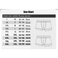 4pcs/Lot Men's Underwear Male Solid Briefs Underpants for Men Brief Bamboo Fiber Panties Mens Bikini Pant Men Sexy Plus M-7XL