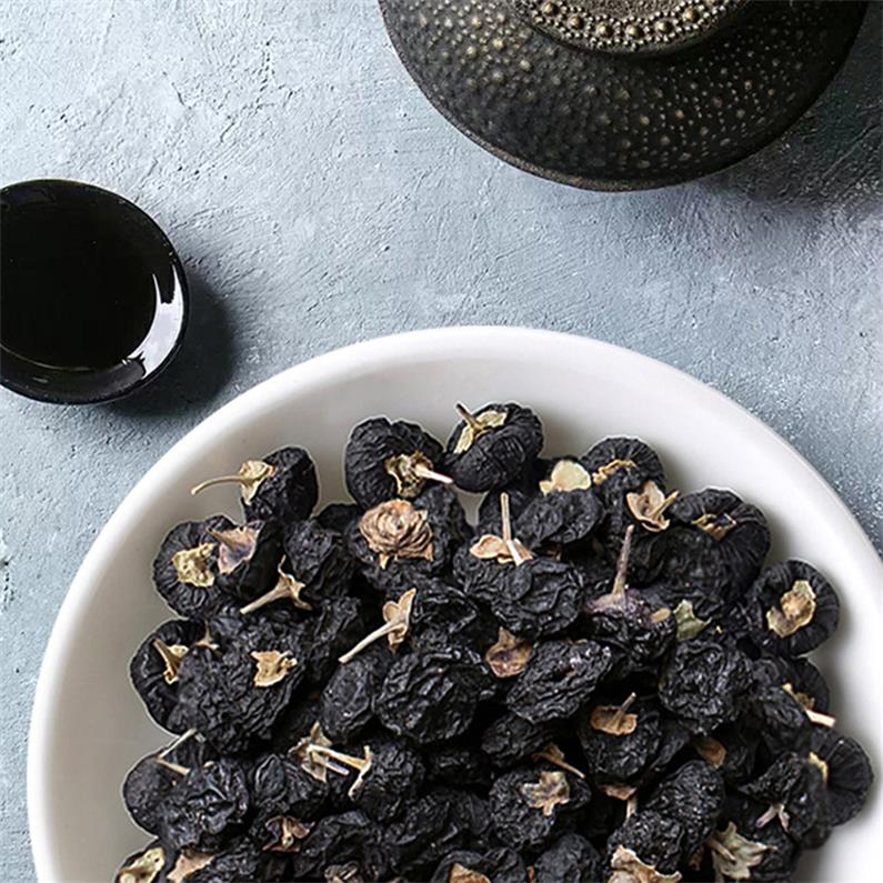 Factory Direct Supply High Quality Organic Herbal Dried Black Goji Berry (Black Wolfberry) Bulk Vacuum Pack5