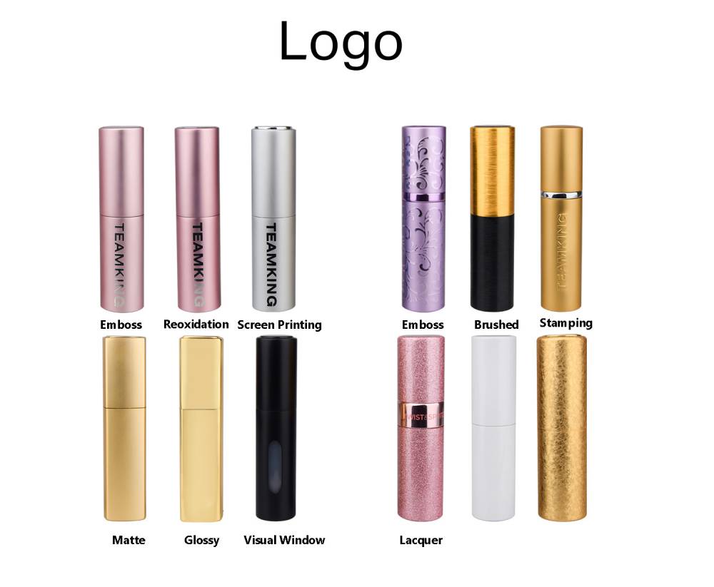 Round Flip Cap Perfume Bottle