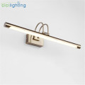 New Design L42/52/62/72cm Modern LED Bathroom Mirror Front Light 110V,220V,240V Bronze Vanity Toilet Wall Lighting Lamp
