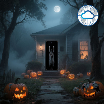 Personalized Fabric Flags for Spooky Displays