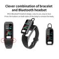 H207 Smart Bracelet Watch Bluetooth Earphone 2 in 1 AI ECG+PPG Heart Rate Blood Pressure Monitor Sports Drive Call Smartwatch