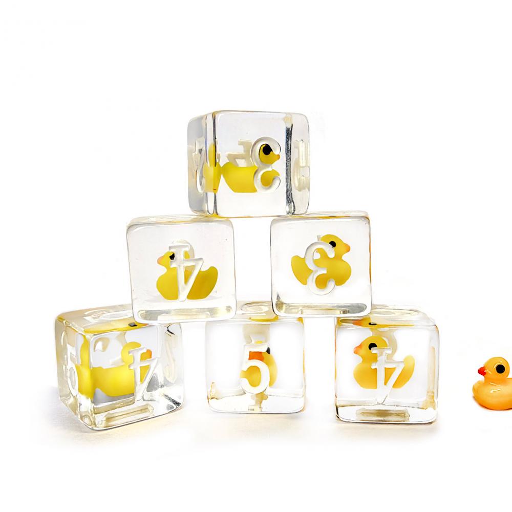 16mm D6 Duck Dice Game Set 2