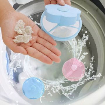 Reusable Laundry Balls Discs Machine Floating Lint Mesh Trap Bag Hair Catcher Filter Net Pouch Household Tool A