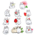one set embroidery patch cats animal cartoon patches for bag hat badges applique patches for clothing VI-1415