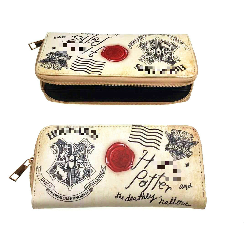 H.Potter Men Women Long Wallet Faux Leather/PU Zipper Coin Purse Unisex Wallets ID/Credit Card Holder