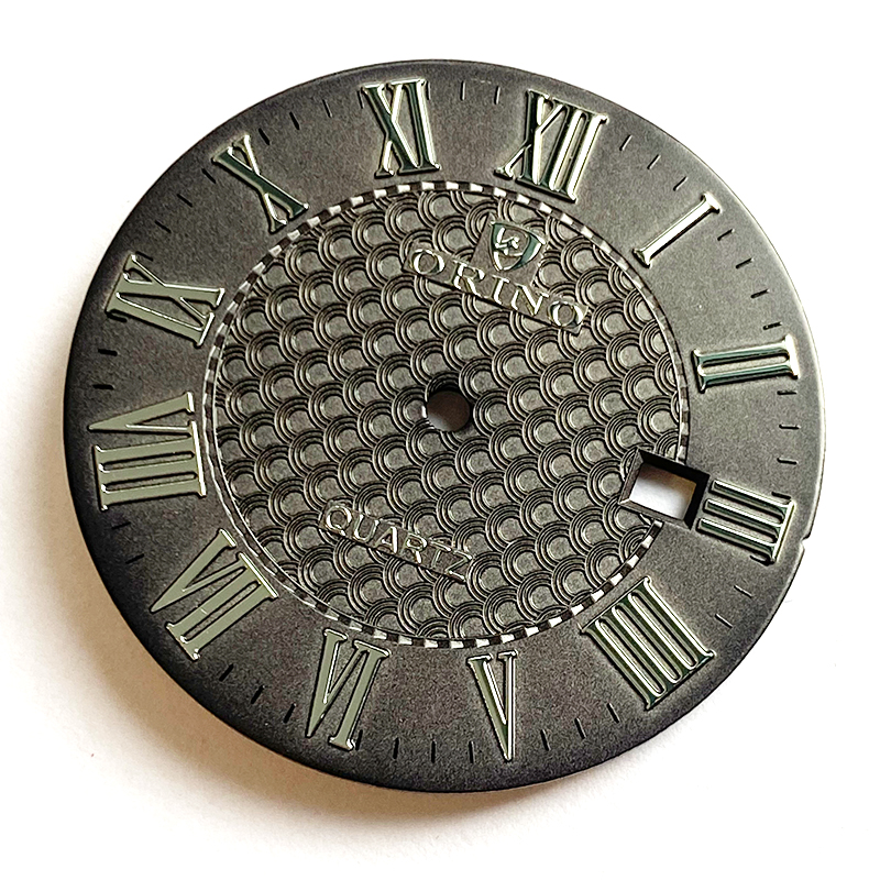 Custom Guilloche watch dial for Quartz
