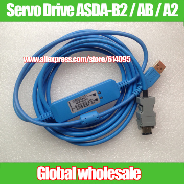 1pcs Servo Drive ASDA-B2 / AB / A2 programming cable for Delta / data download cable for Delta Electronic Data Systems