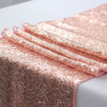 Sequin Table Runner Shiny Gold Silver Embroidered Sequin Table Cover for Wedding Decors Home Dinner Table Runners