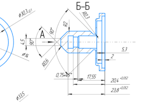 Gasket 37×6.5×28.5 PTFE PART Drawing