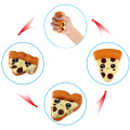 Jumbo Cute Pizza Squishy Slow Rising Simulation Soft Squeeze Toy PU Bread Cake Scented Anti Stress Fun for Kid Xmas Gift 13*11CM