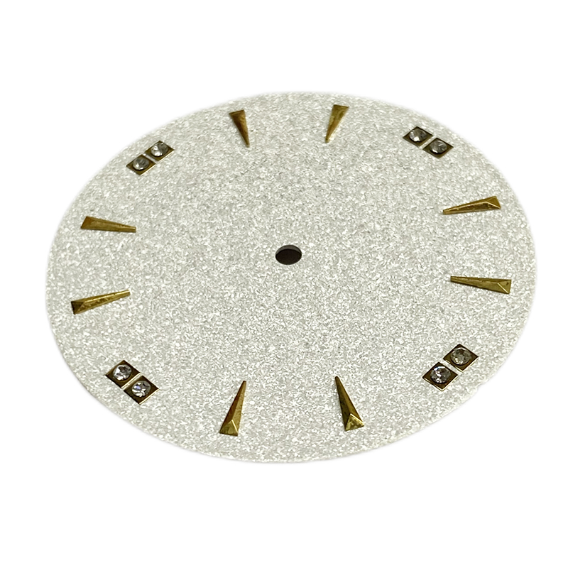 Diamond setting watch dial