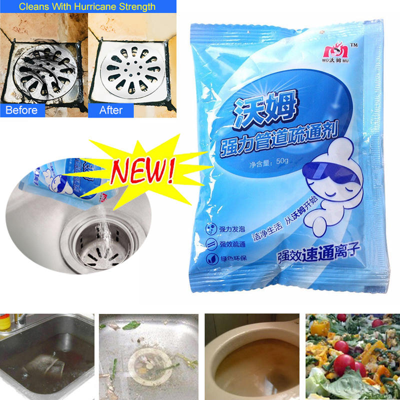 Sewer Toilet Dredge Drain Cleaner Bathroom Hair Filter Strainer Powder Bomb pipe cleaner toilet cleaner sink drain cleaner