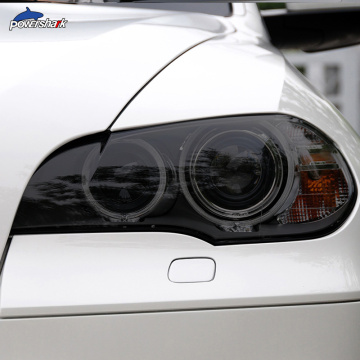 2 Pcs Car Headlight Tint Smoked Black Protective Film Front Light Transparent TPU Sticker For BMW X5 E70 M 2007-2013 Accessories