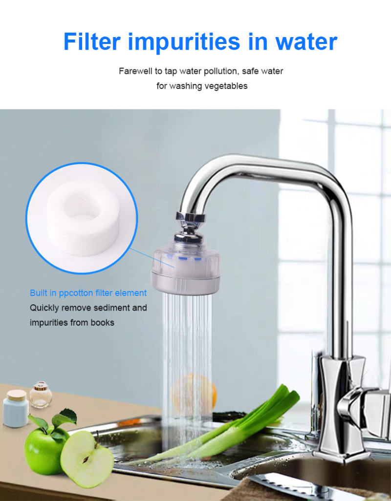 Kitchen Aerators Tap Head 360° Rotatable Faucet Water Saving Filter Sprayer Tool Diffuser Kitchen Sprayer Accessories