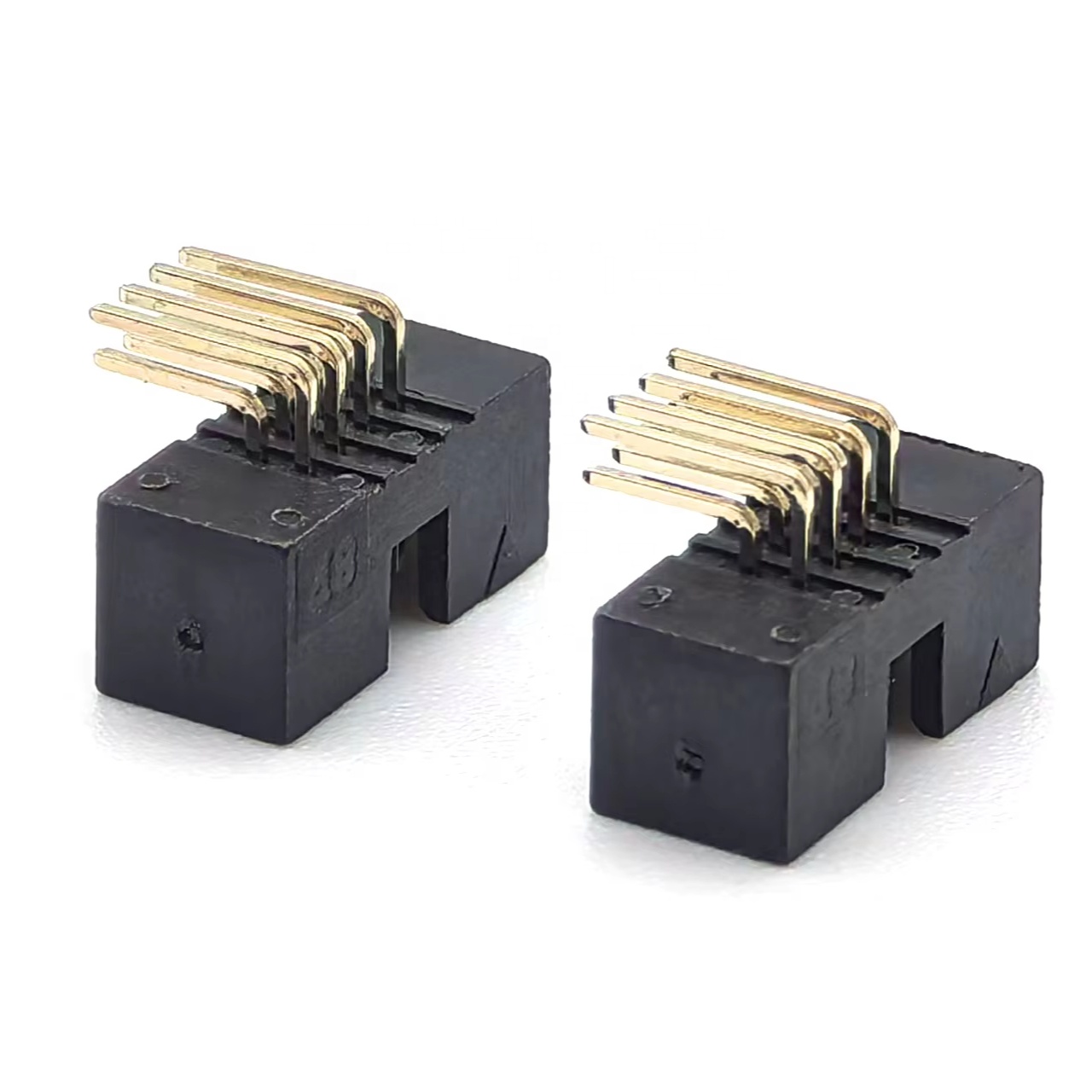 1.27mm Pitch Box Header Connector Right Angle H4.9mm 2*4P