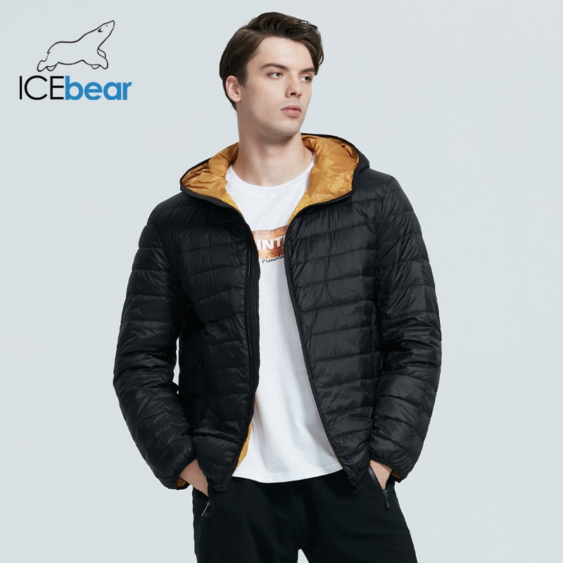 ICEbear 2020 New lightweight men's down coat stylish casual men jacket male hooded apparel brand men clothing MWY19998D