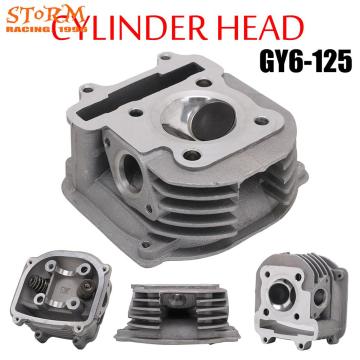 Universal Motorcycle Big Bore Cylinder Head Assembly For GY6 125cc 150cc 4 Stroke Scooter Moped ATV with Engine