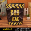 black gas leak