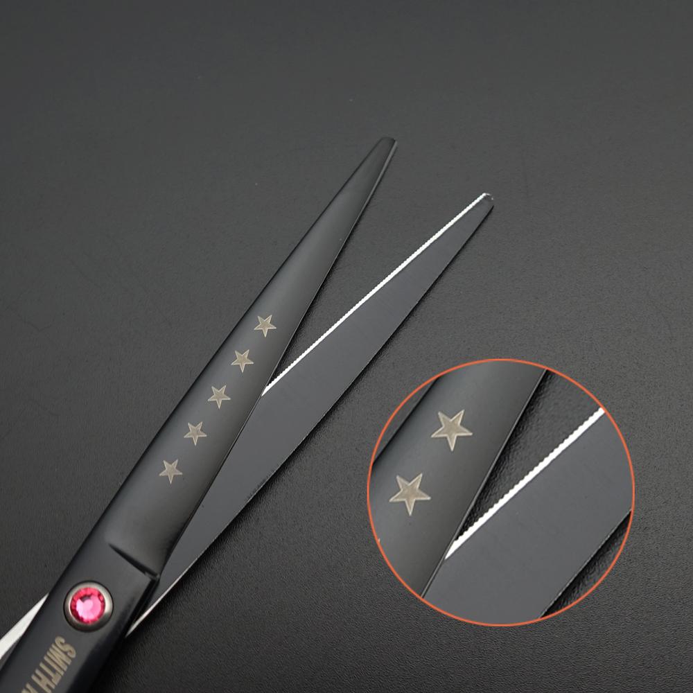 7〞 Professional Hairdressing scissors/Shears,7 inch Laser wire Cutting scissors Fine serrated blade Non-slip design!