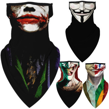 The Joker Arthur Fleck V for Vendetta Motorcycle Cycling Neck Scarf Masks Bandana Headband Cosplay Balaclava