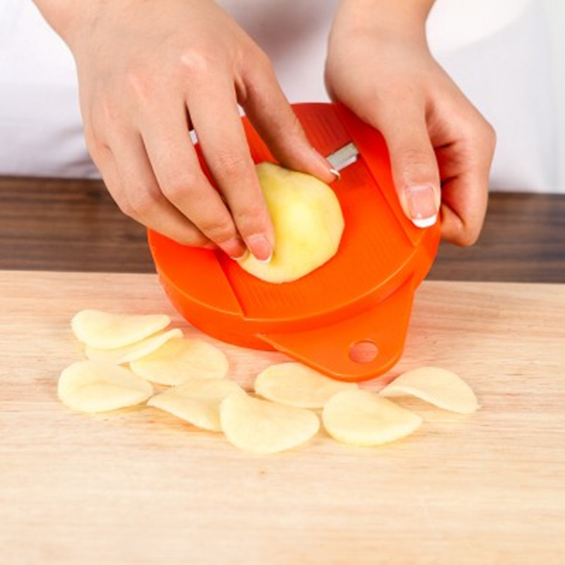 High Quality DIY Microwave Oven Fat Free Potato Chips Maker Tool Potato Chips Machine Kitchen Fruit Vegetable Baking Tools.