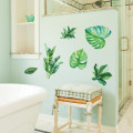 Green Banana Leaves Fresh Wall Sticker Home Art Vinyl Mural Living Room Kids Baby Room Decor Green Leaves Wallpapers