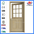 JHK-001-CS White Oak Wood Simple Panels  Semi Solid Door