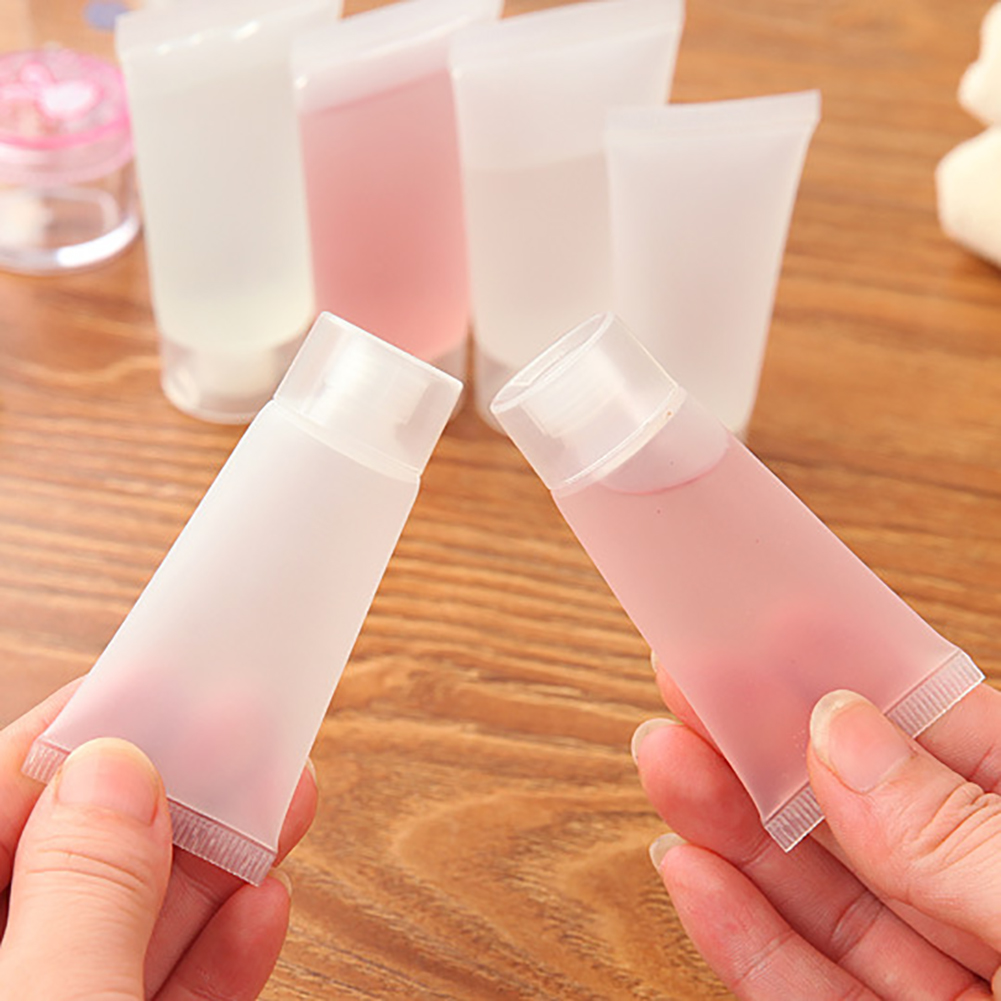 30/50ml Transparent Empty Cosmetics Hand Cream Lotion Squeeze Travel Bottle