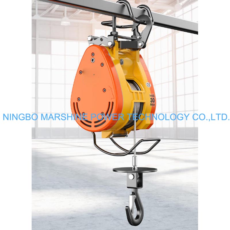 Dual Hole 300kg Portable Small Hoist Cable Winch