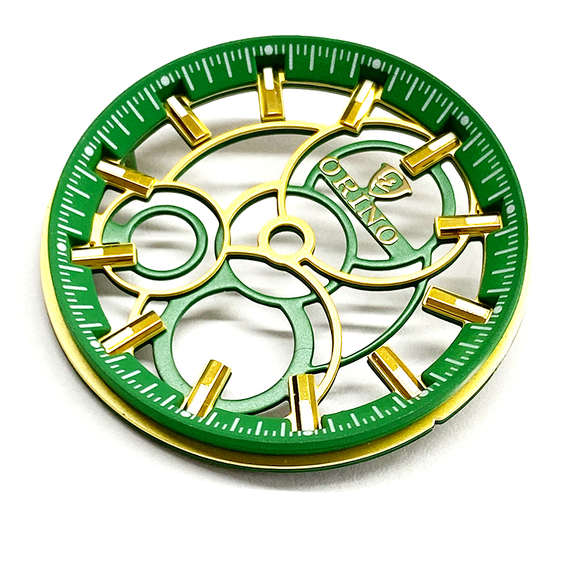 stamped watch dial
