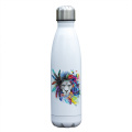Insulated Water Bottle Leak Proof Gift Thermos Double Wall Vacuum Stainless Steel Bottle 17oz Unique Creative Lion Watercolor
