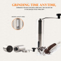Coffee grinder stainless steel handmade coffee bean grinder kitchen tool Full body washable Operated Portable Outdoor Travel