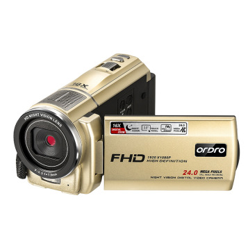 Ordro F7 Video Camera Camcorder Vlog Camera Filmadora Full HD 16X Digital Zoom Video Camaras for YouTube Videos