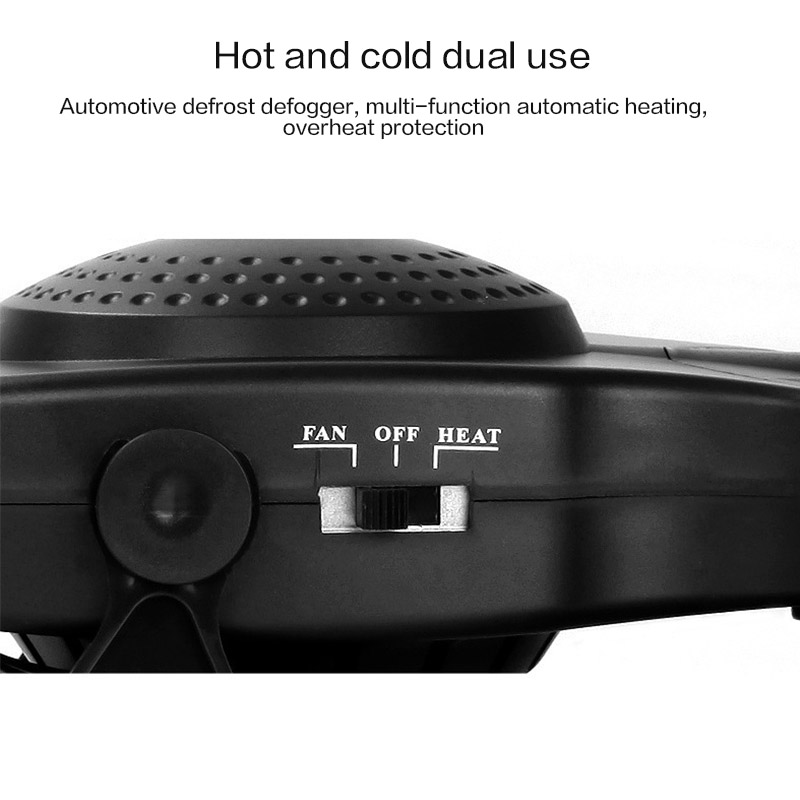 Mini 12V Car Heater High Power Defrost Electric Heater Heater Glass Defrost Defog Heater Heating & Fans Car Accessories