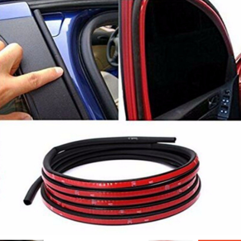 Big D 14*12mm Universal Weather Strip Car Sound Insulation Sealing Rubber Strip Anti Noise Rubber Tape Car Door Seal