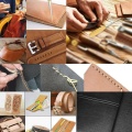 25/52/59/69Pcs Set Professional Leather Craft Tools Kit Hand Sewing Stitching Punch Set Saddle Accessories DIY Leathercraft Tool