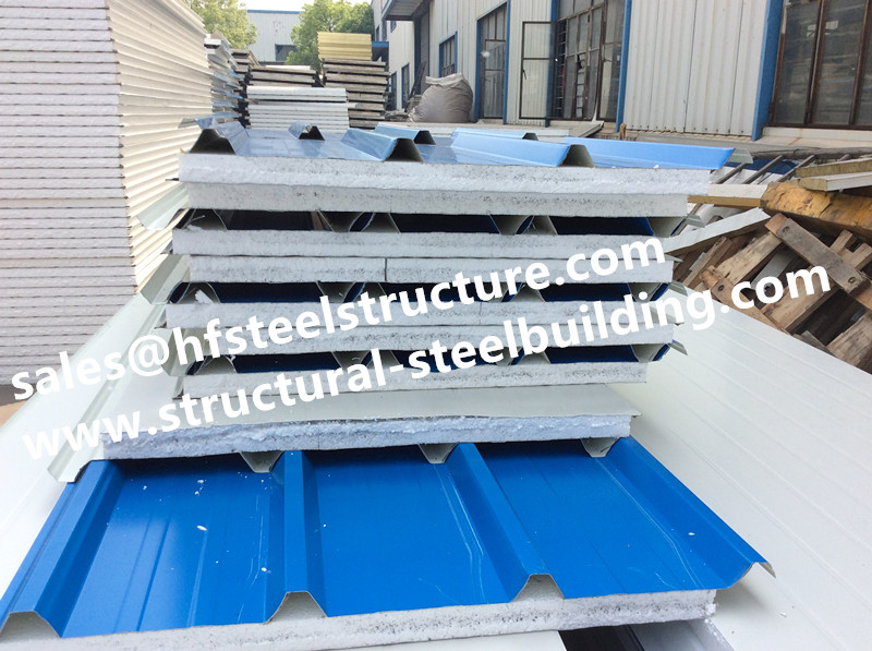 Blast Freezer And Refrigeration Units Panel For Walk In Cold Room And EPS sandwich Panel For Portable Cold Storage