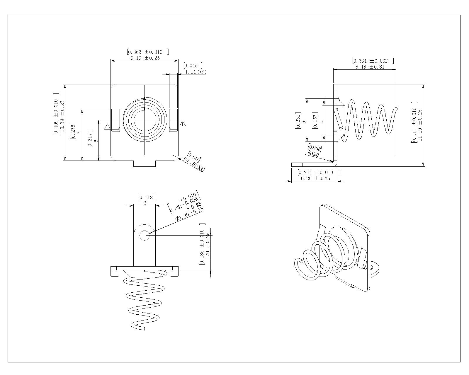 Battery Contacts FOR L5204 XR BS-S-SI-R-L5204XR